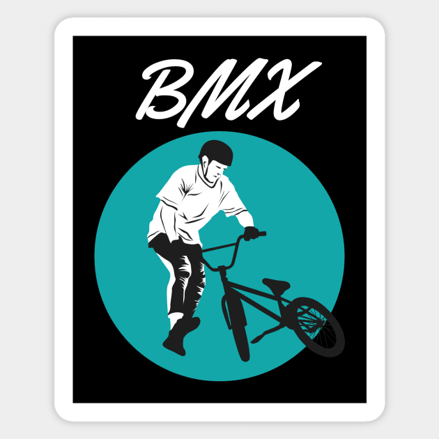 Bmx Rider Sticker by Hashop